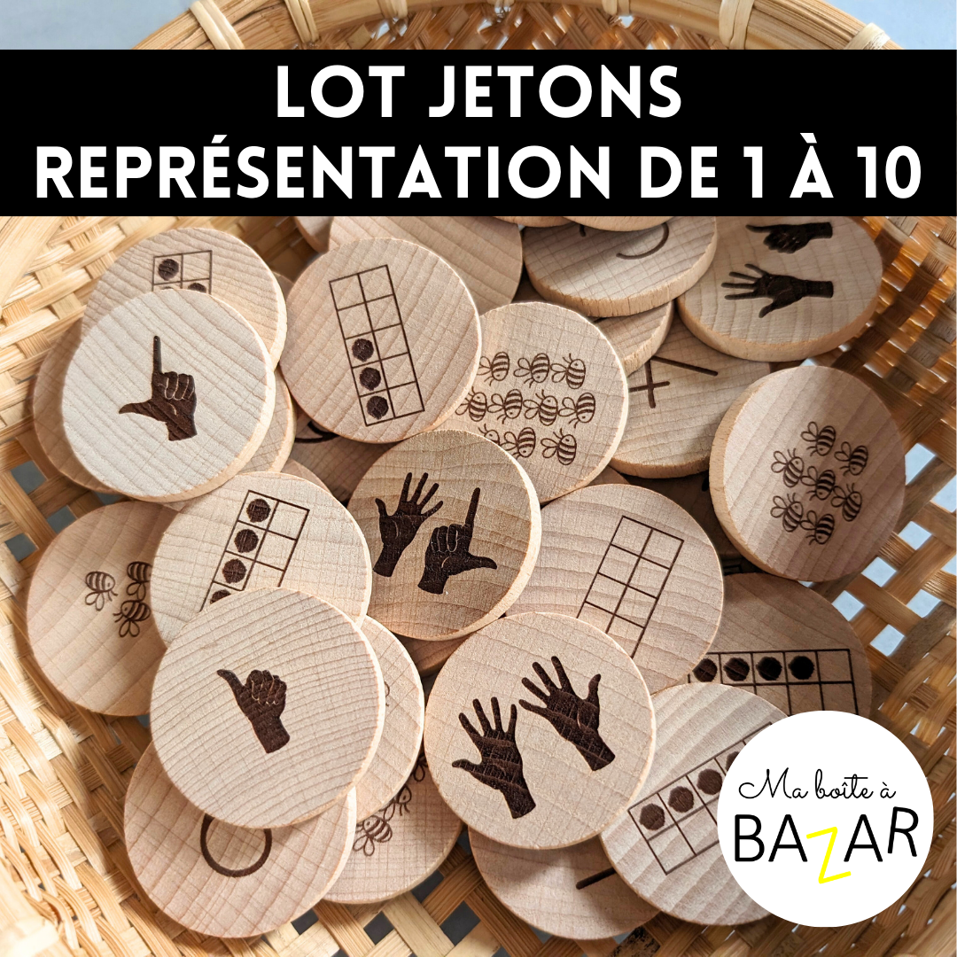 Jetons bois