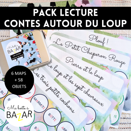 Pack Langage, Récit & Lecture + PDF – Contes autour du loup