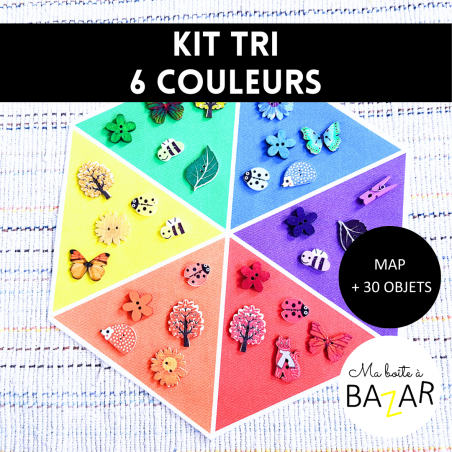 Kit Tri 6 Couleurs – Explorer, classer et comprendre les couleurs