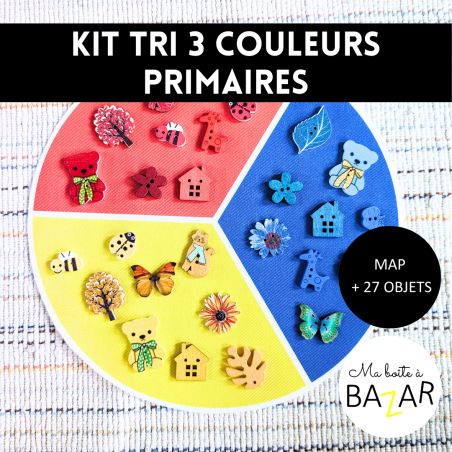 Kit Tri 3 Couleurs Primaires – Apprendre à classer et structurer sa pensée