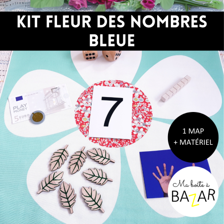 Kit Fleur des Nombres (inspiré MHM) – Comprendre les nombres de 1 à 10