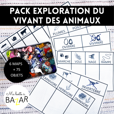 Pack Exploration du Vivant + PDF – Les Animaux