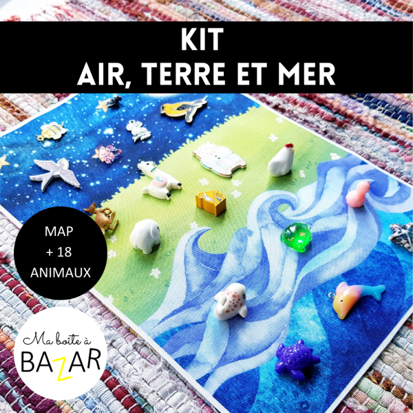 Kit Tri Air, Terre & Mer – Classification des animaux Montessori