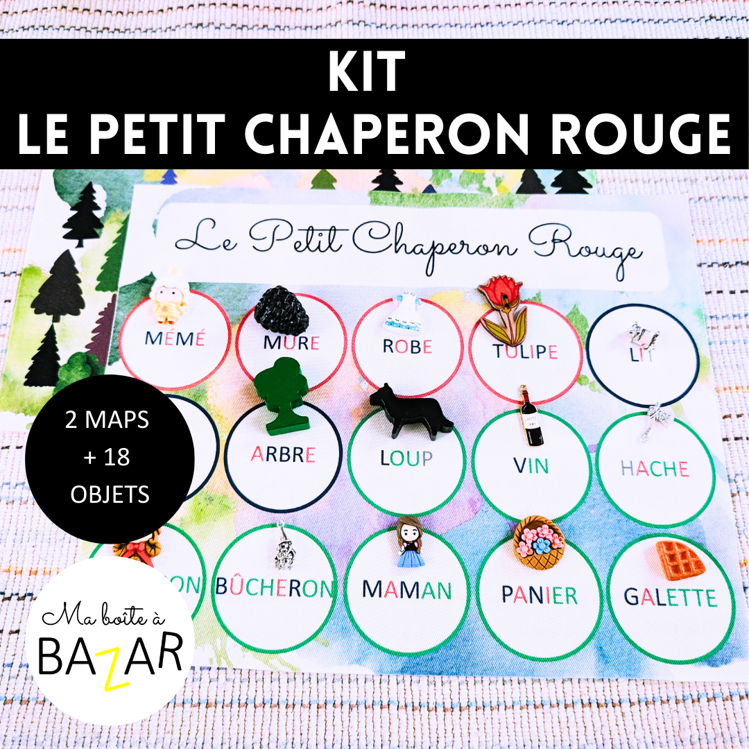 Kit "Le Petit Chaperon Rouge" – Conte à manipuler et activités pédagogiques