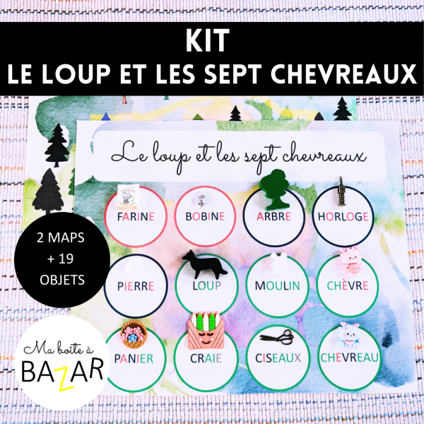Kit "Le loup et les sept chevreaux" – Conte à manipuler et activités pédagogiques