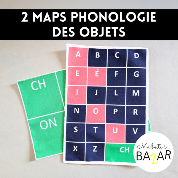 Maps phonologie objets – Sons d’attaque et digrammes en coton bio