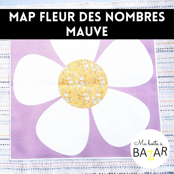 Map fleur des Nombres MHM - Mauve - Comprendre un nombre autrement