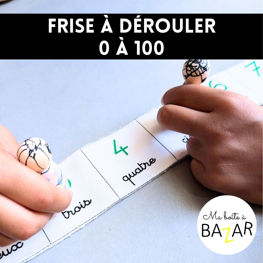 Map Frise Numérique 0 à 100 (5 mètres) - Compter loin, comprendre mieux