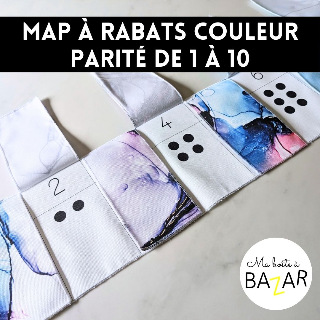 Map de la Parité avec Rabats Montessori - Comprendre les nombres pairs et impairs en jouant