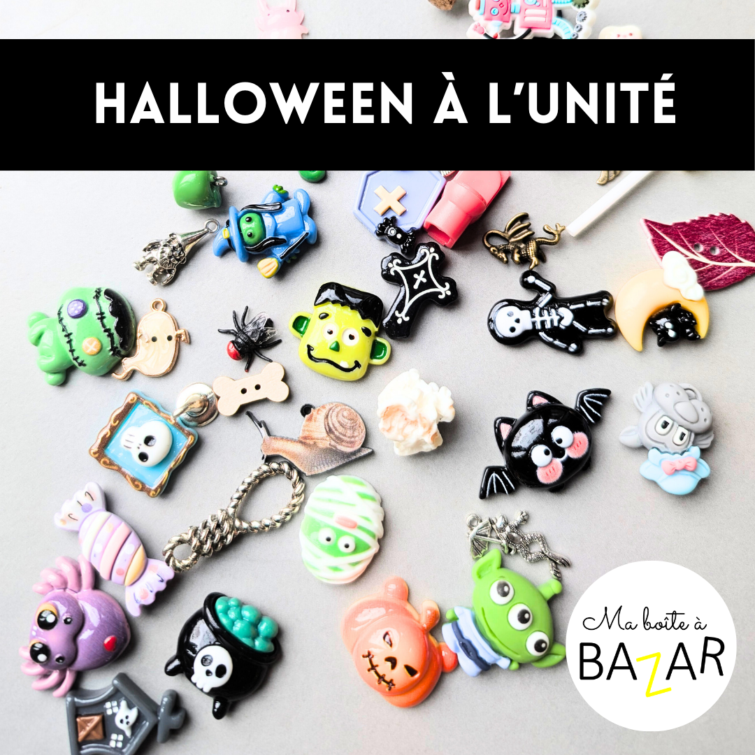 Petits objets à l’unité – Thème Halloween – Langage, phonologie & boîte à sons