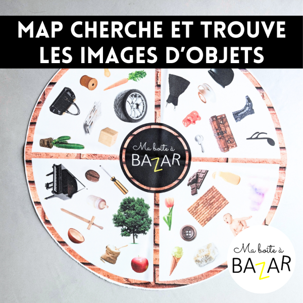 Map "Cherche & Trouve" – Images d'objets du quotidien – Observation & langage