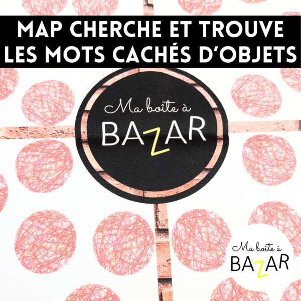 Map "Cherche & Trouve" – Les mots cachés des objets – Lecture autonome & défi visuel