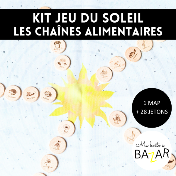 Jeu du Soleil Montessori - Comprendre les bases de la vie sur Terre