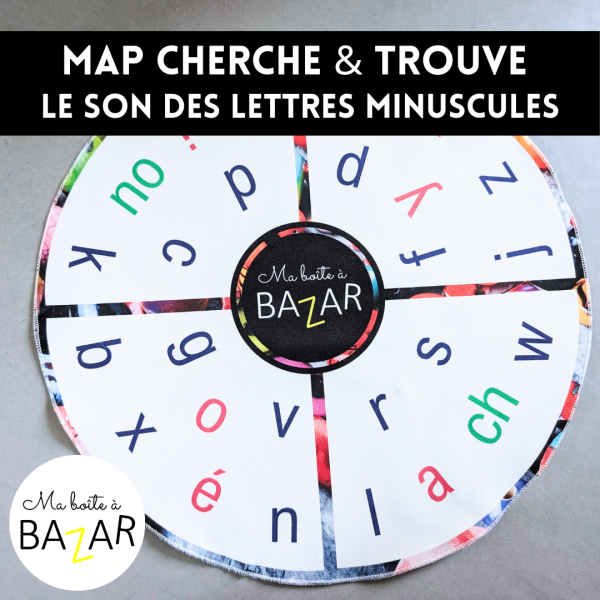 Map Cherche et Trouve – Le Son des Lettres (minuscule scripte)