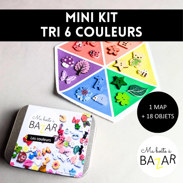 Mini Kit tri 6 couleurs – Montessori