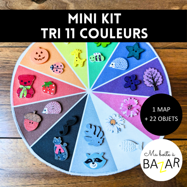 Mini Kit tri 11 couleurs – Montessori & nomade