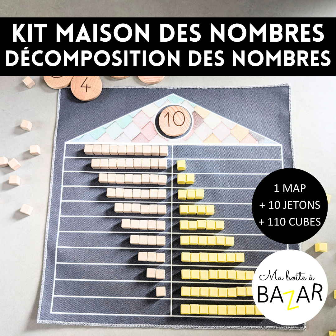 Kit Maison des Nombres – Un outil ludique et sensoriel pour explorer les mathématiques