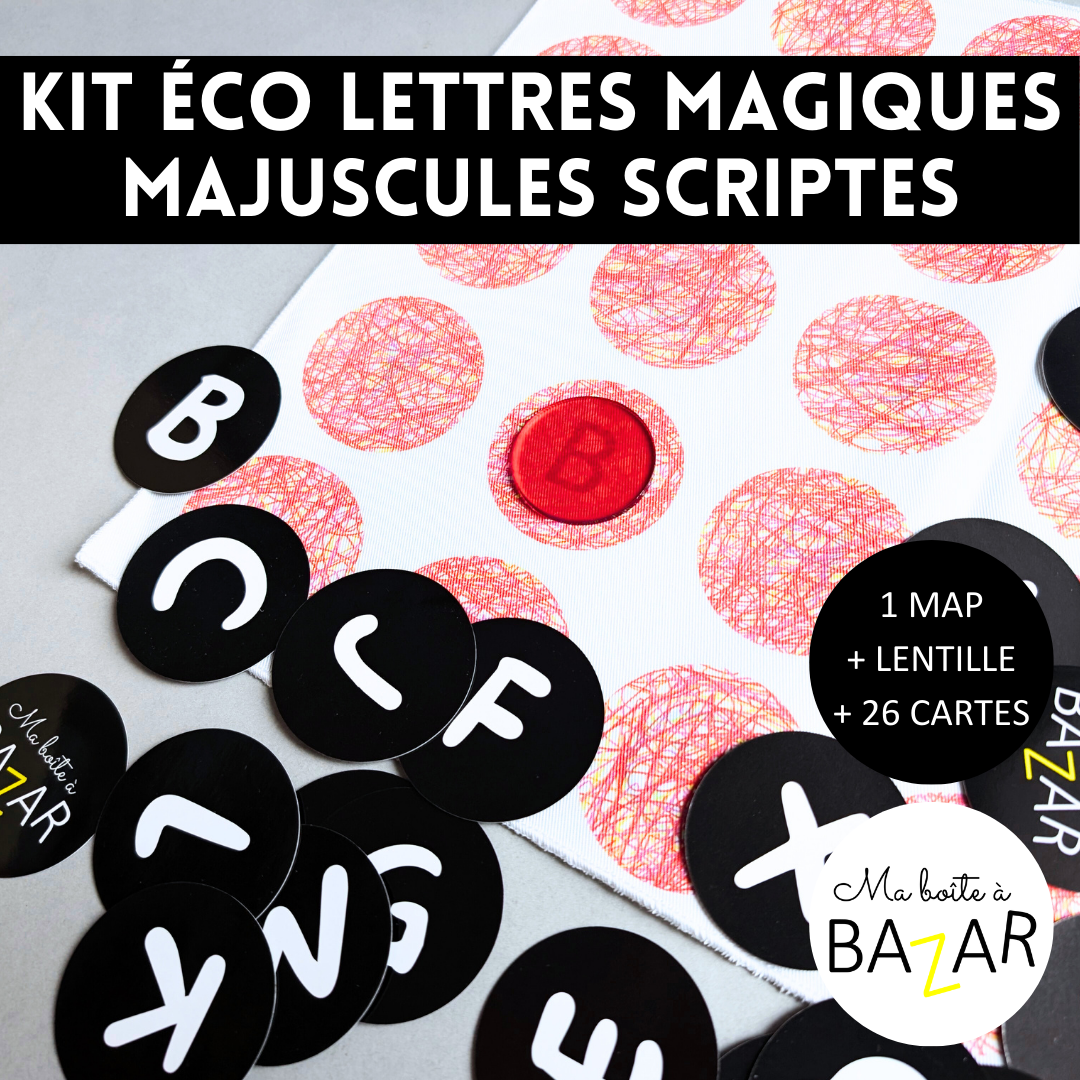 Kit Éco des Lettres Magiques – Alphabet majuscule à découvrir dès 3 ans