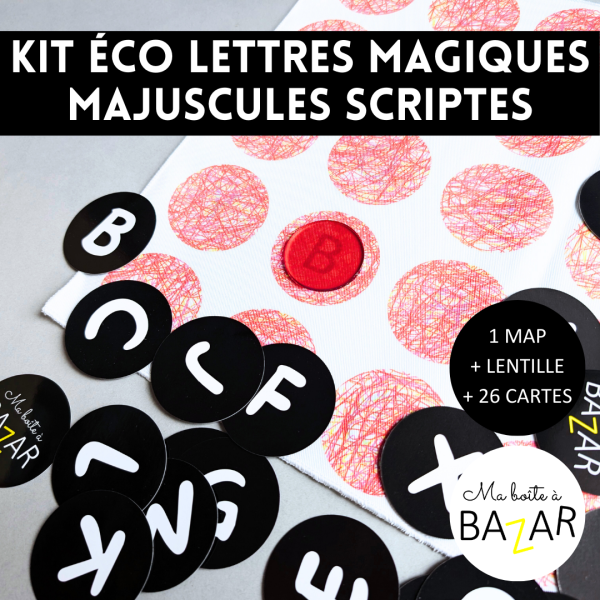 Kit Éco des Lettres Magiques – Alphabet majuscule à découvrir dès 3 ans
