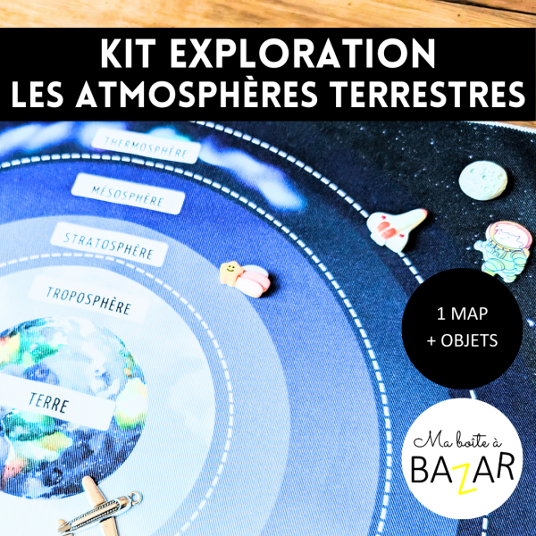 Kit de Découverte des Atmosphères Terrestres + PDF – Pour explorer les couches de l’air en s’amusant !