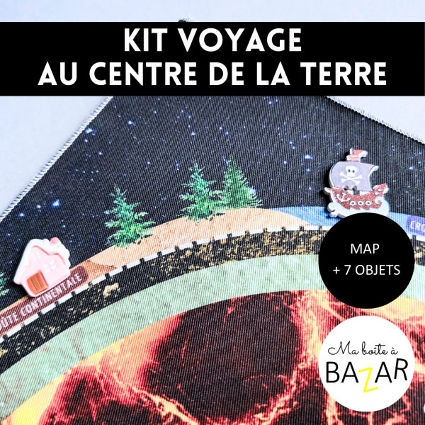Kit Voyage au Centre de la Terre + PDF – Une immersion interactive au cœur de notre planète 🔥