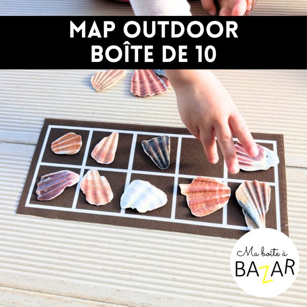 Map Outdoor Boîte de 10 – Maths en plein air et manipulation concrète
