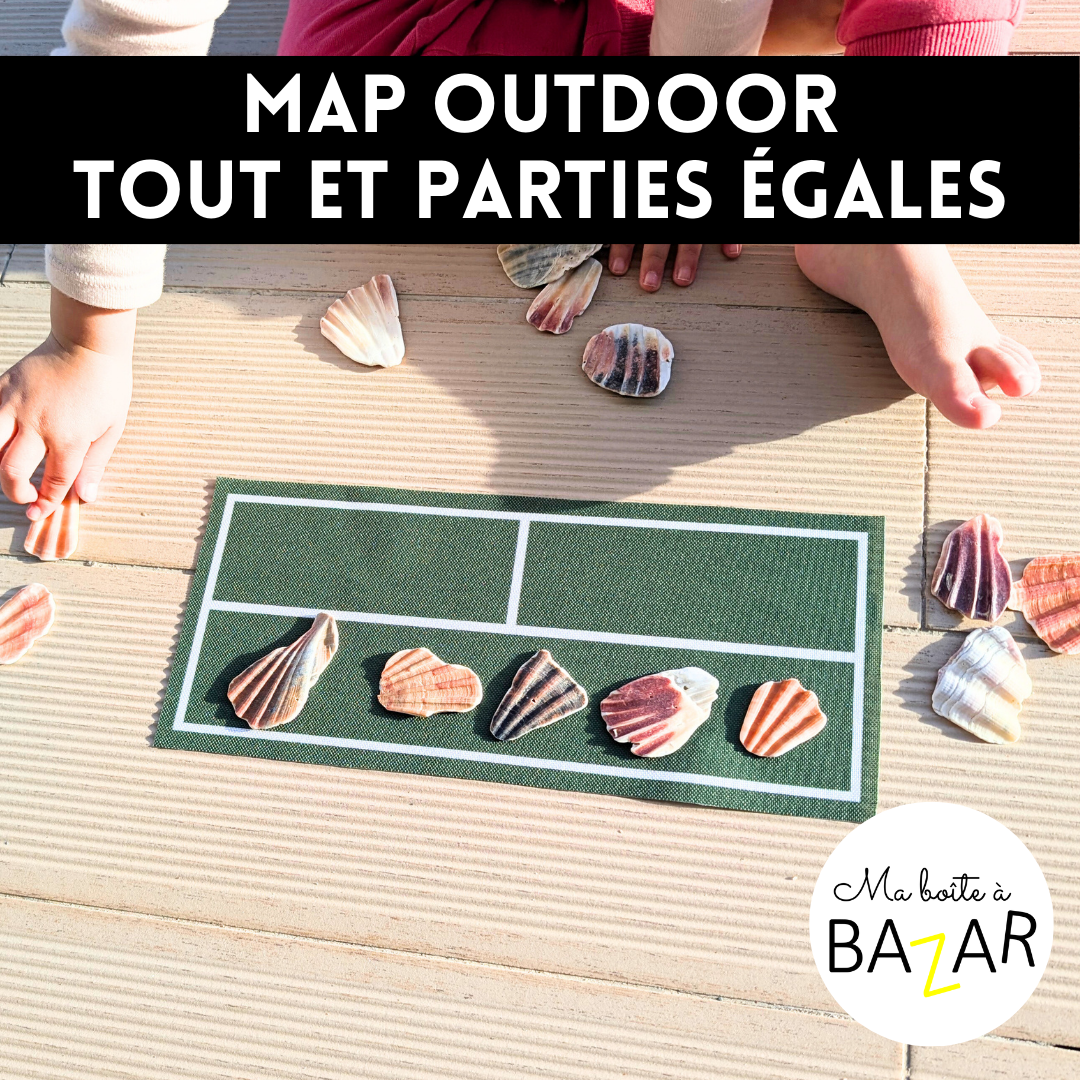 Map Outdoor – Tout et parties égales | Mathématiques en nature