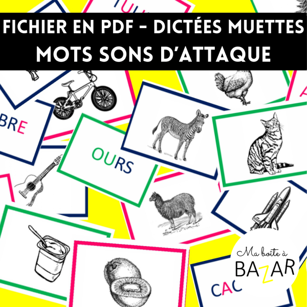 Fichiers - PDF Dictées muettes objets phonologiques
