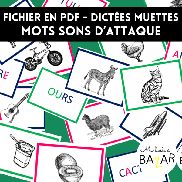 Fichiers - PDF Dictées muettes objets phonologiques