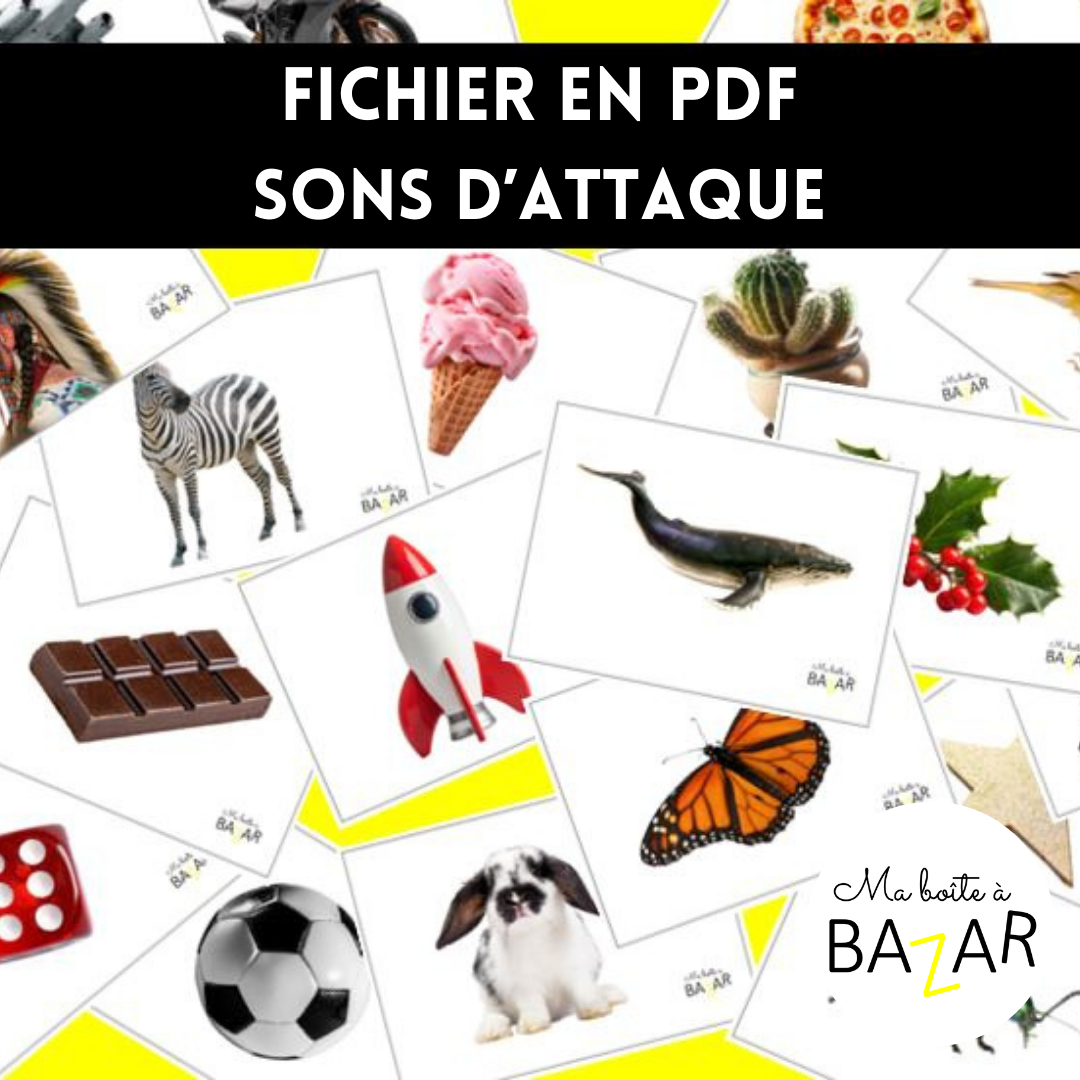 PDF – Sons d’attaque Montessori (60 mots)