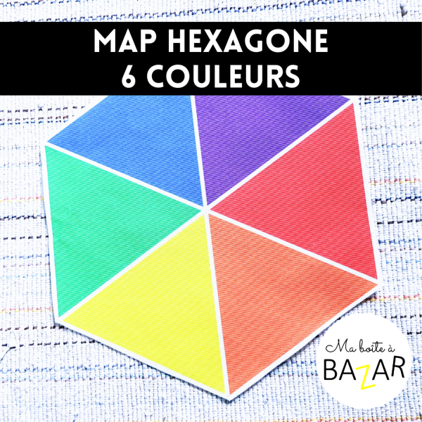 Map Hexagone – 6 couleurs