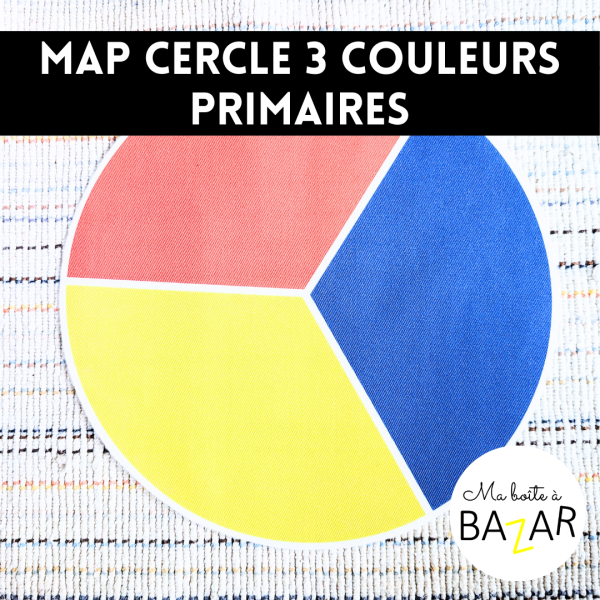 Map Cercle – 3 couleurs primaires (tri Montessori)