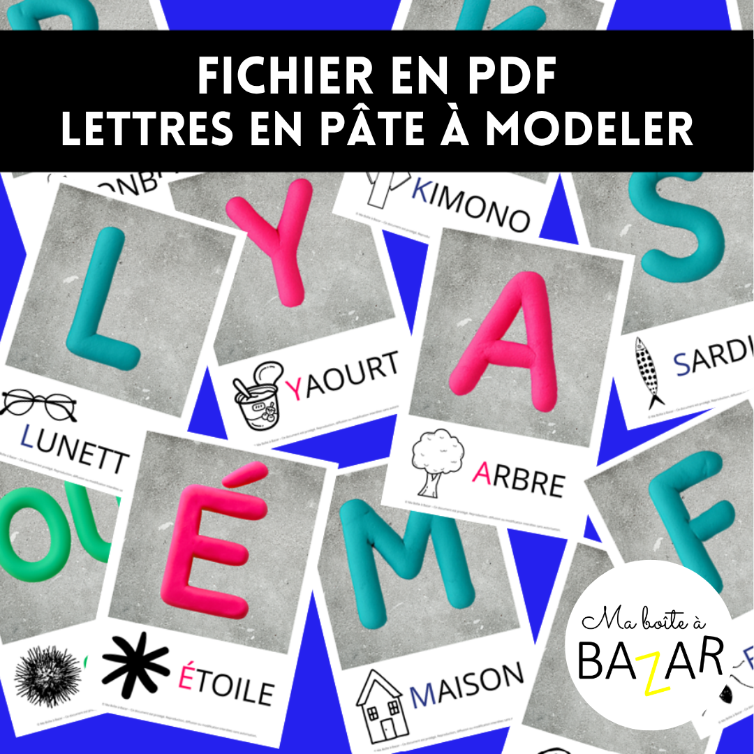 Cartes sons en pâte à modeler – 33 graphèmes à reproduite
