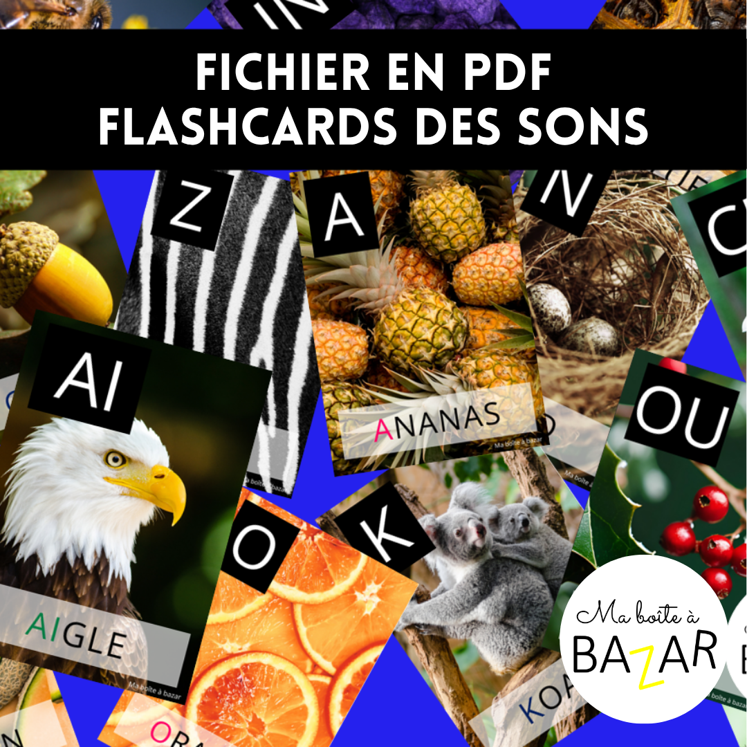 Flashcards des sons – 96 cartes nature pour explorer les sons d’attaque