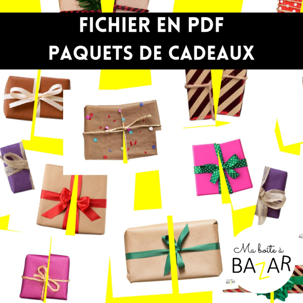 Puzzles Paquets cadeaux Montessori – Fichier PDF à imprimer