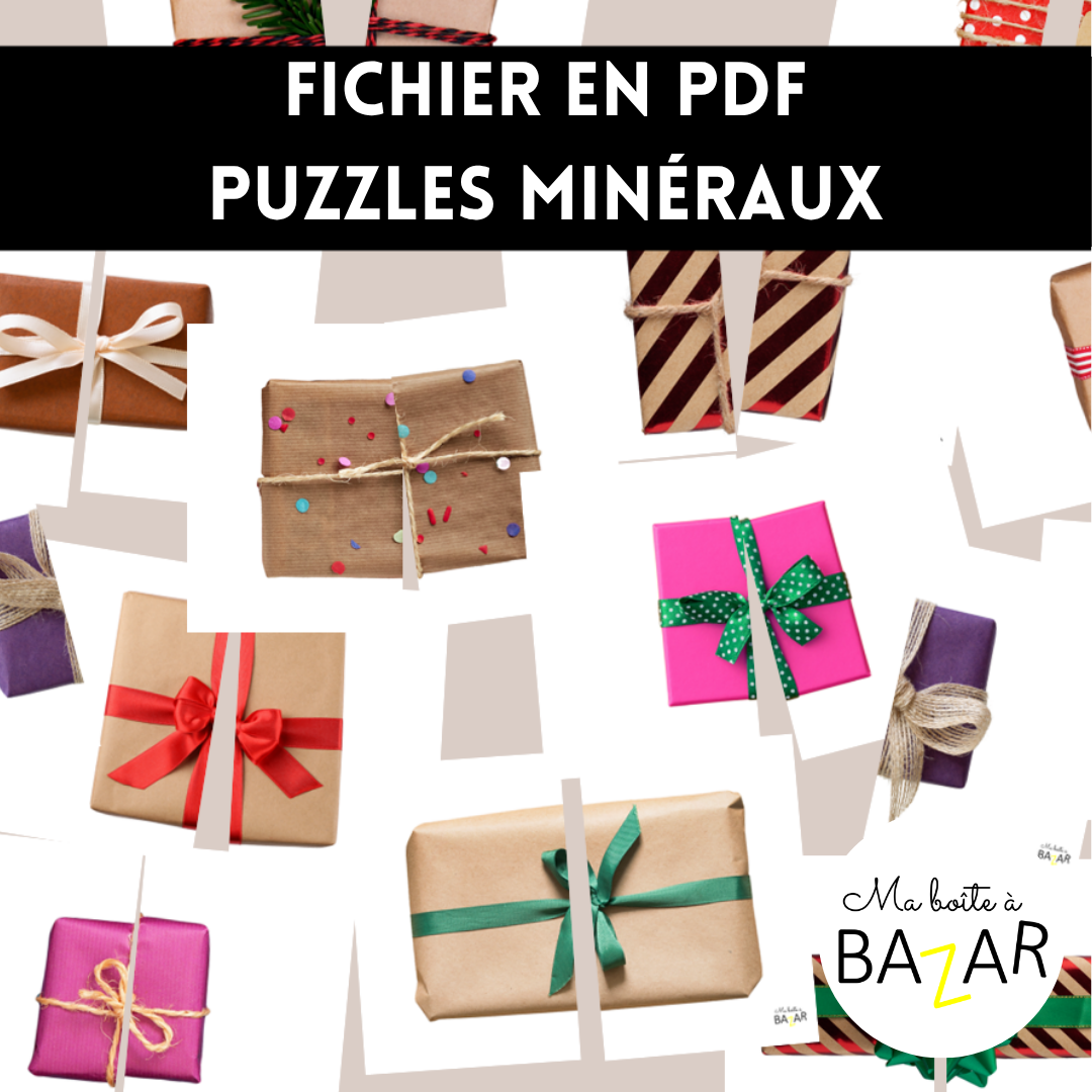 Puzzles Paquets cadeaux Montessori – Fichier PDF à imprimer