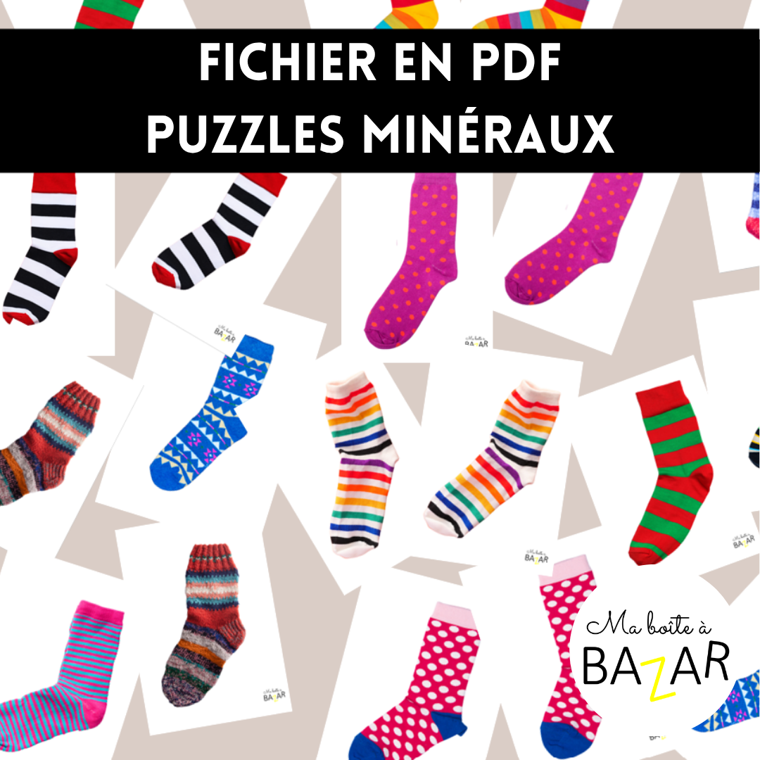 Fichier PDF – Puzzles Mises en paire de Chaussettes