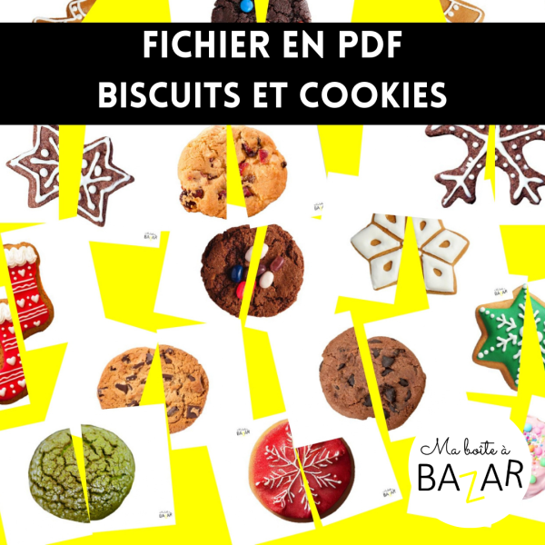 Puzzles Biscuits et Cookies  84 puzzles gourmands à assembler pour se régaler… des yeux !