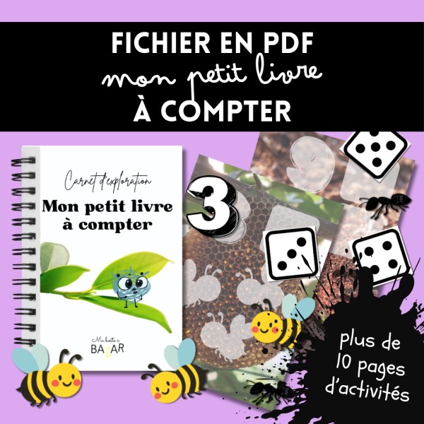 Livre à compter de 1 à 10 – Activités de dénombrement et numération en maternelle