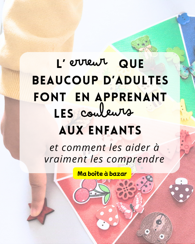 L'apprentissage en douceur des couleurs en maternelle